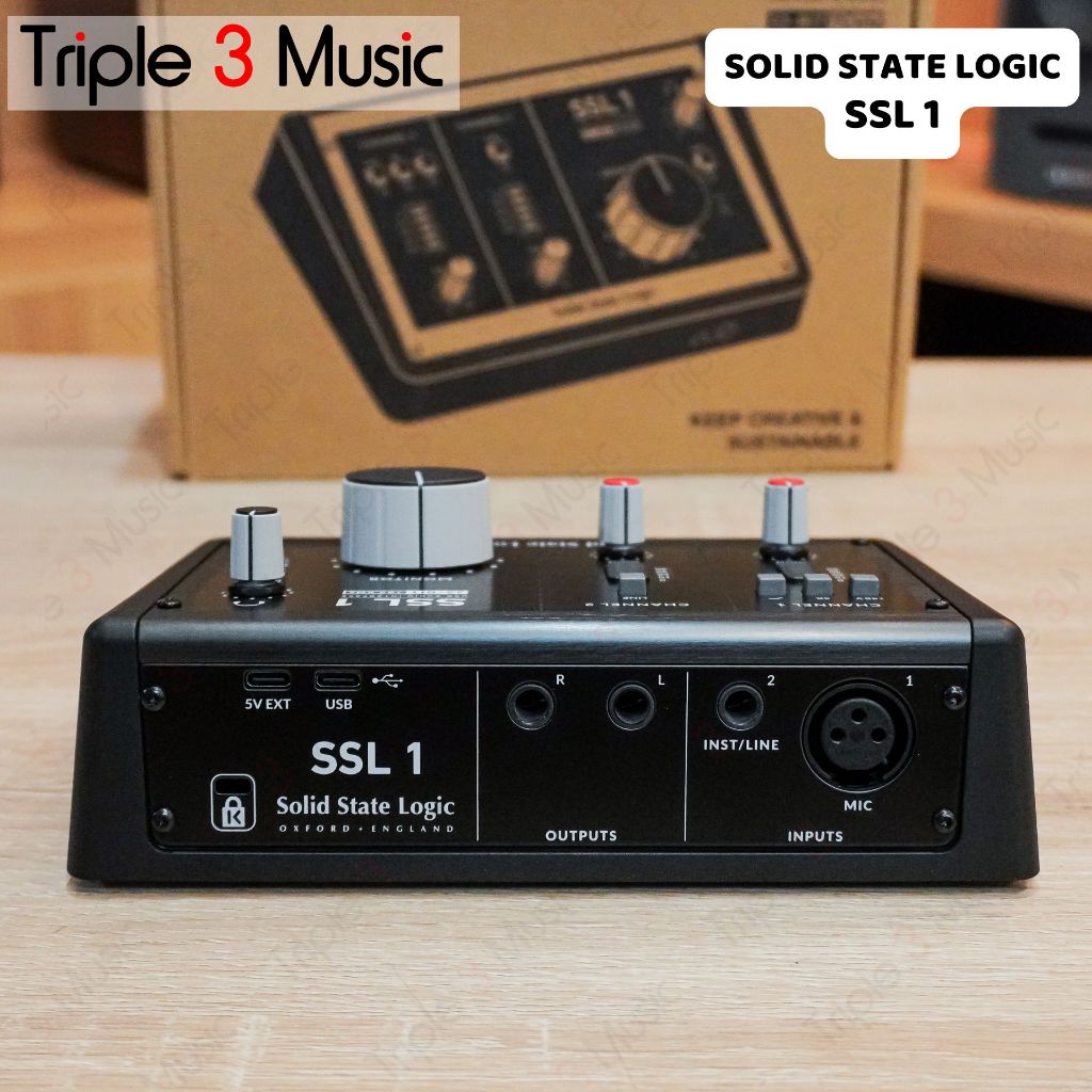 Solid State Logic SSL 1 SSL1 USB C Soundcard audio interface
