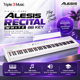 Alesis RECITAL WHITE – 88 Key Digital Piano with Full Sized Keys