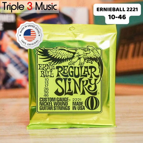 Ernieball Ernie ball 2221 ORIGINAL RESMI 10-46 Senar gitar