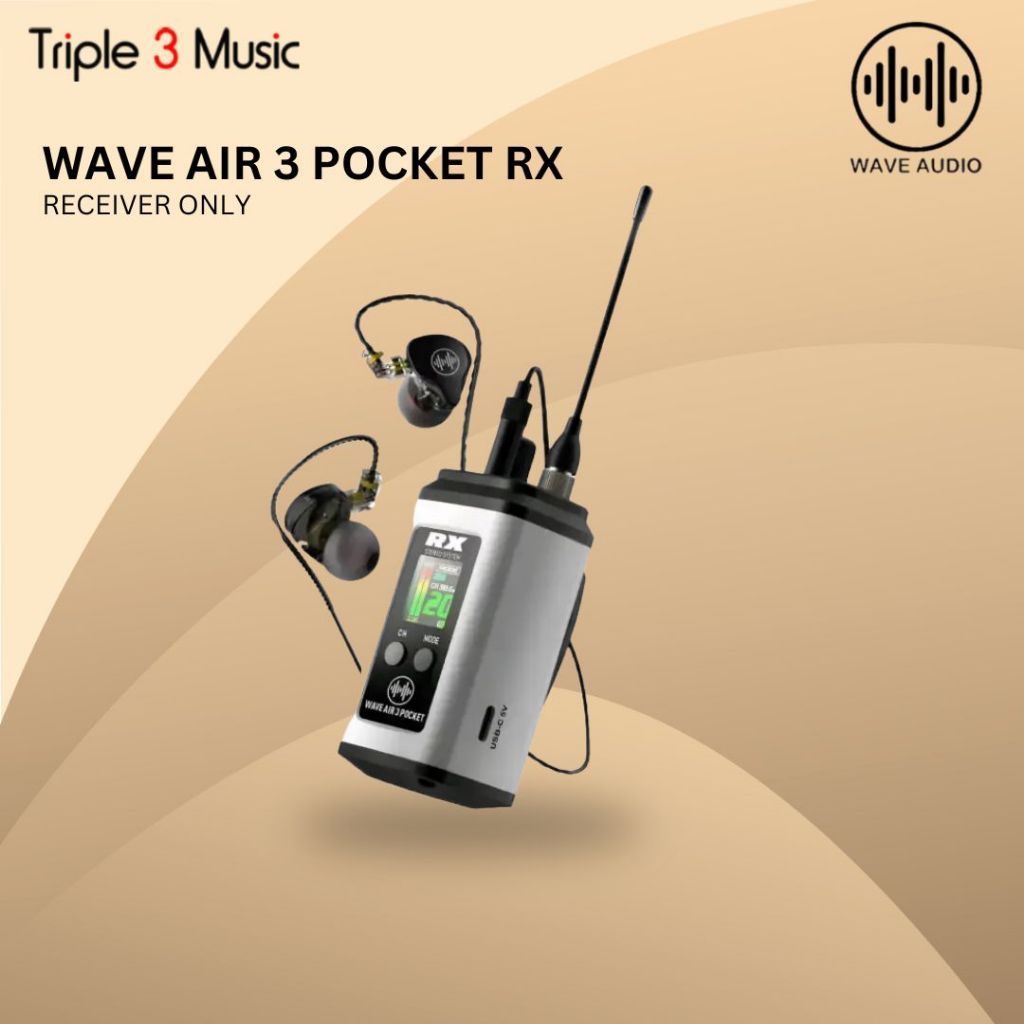 Wave Air 3 Pocket Receiver Only RX ONLY