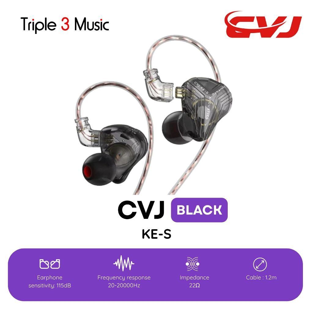 CVJ KE-S Magnetic Dynamic Driver In Ear Monitor