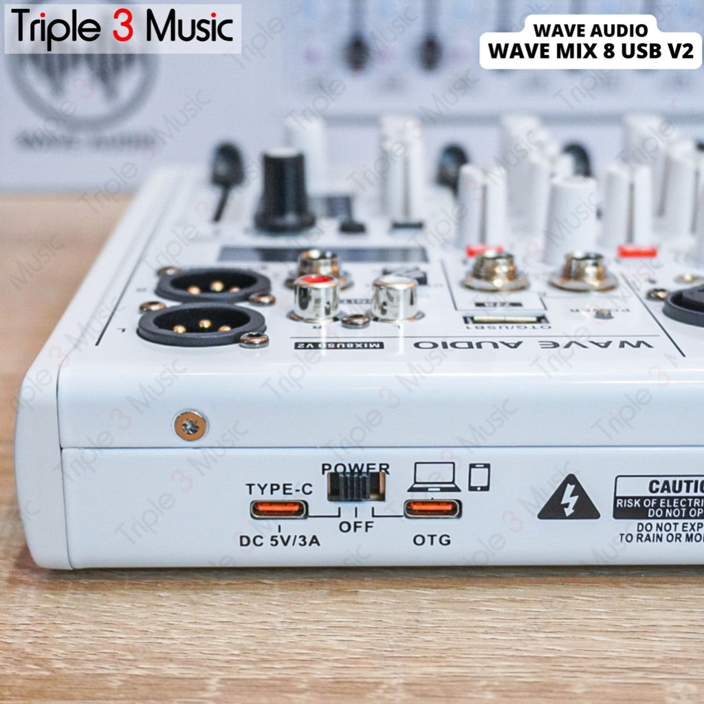 WAVE MIX8USB MIX 8 USB V2 MIXER audio usb 6 Input
