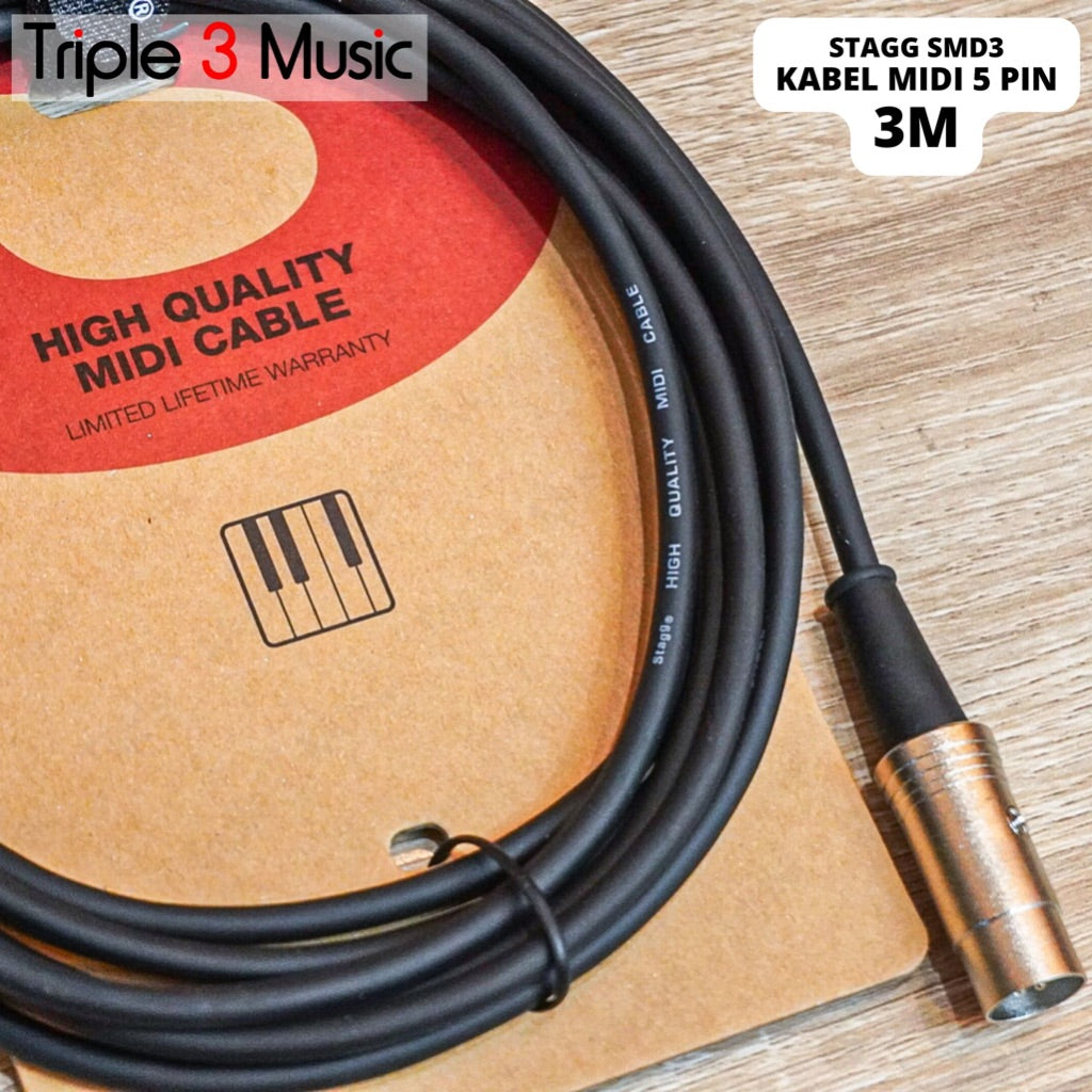 STAGG SMD3 Kabel midi To midi 3m ORIGINAL