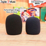 Busa Mic spon Foam Mic Condenser Dynamic murah berkualitas mikrofon