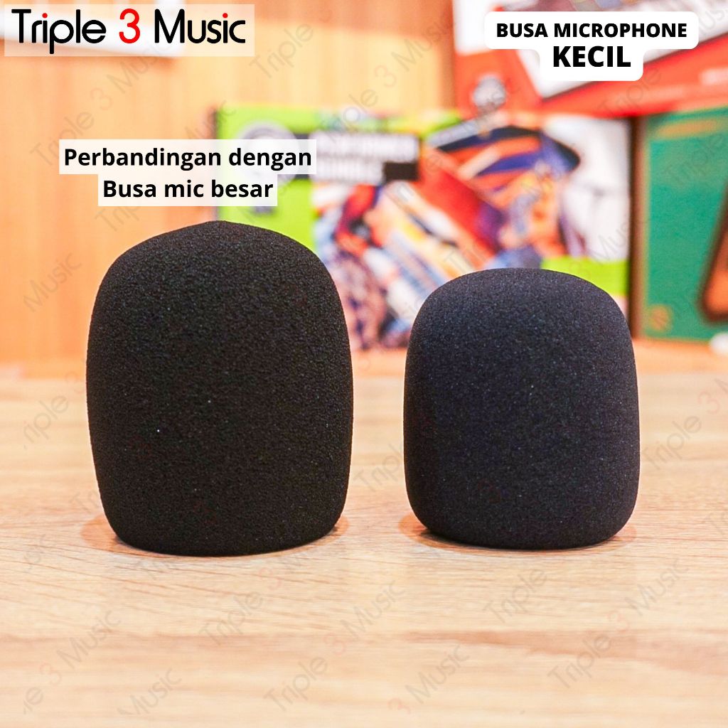 Busa Mic spon Foam Mic Condenser Dynamic murah berkualitas mikrofon