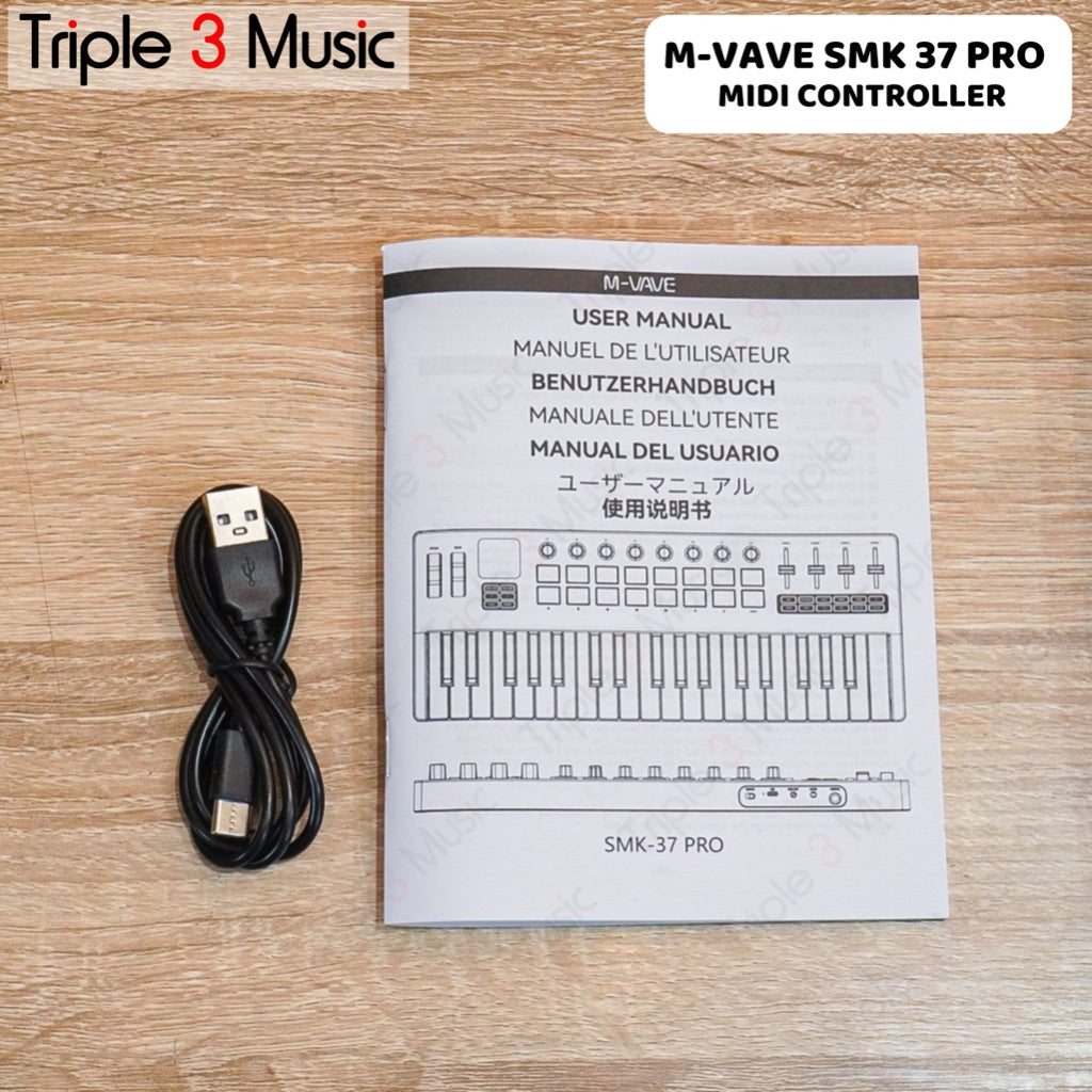 M-Vave SMK 37 Pro SMK37 PRO 37 Keys Midi Keyboard USB Midi Controller