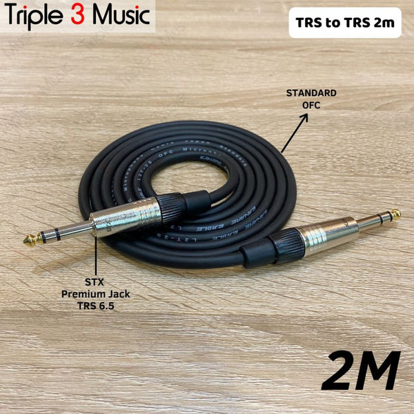Kabel OFC TRS 6.5 mm To TRS 6.5mm 2m 5m Akai