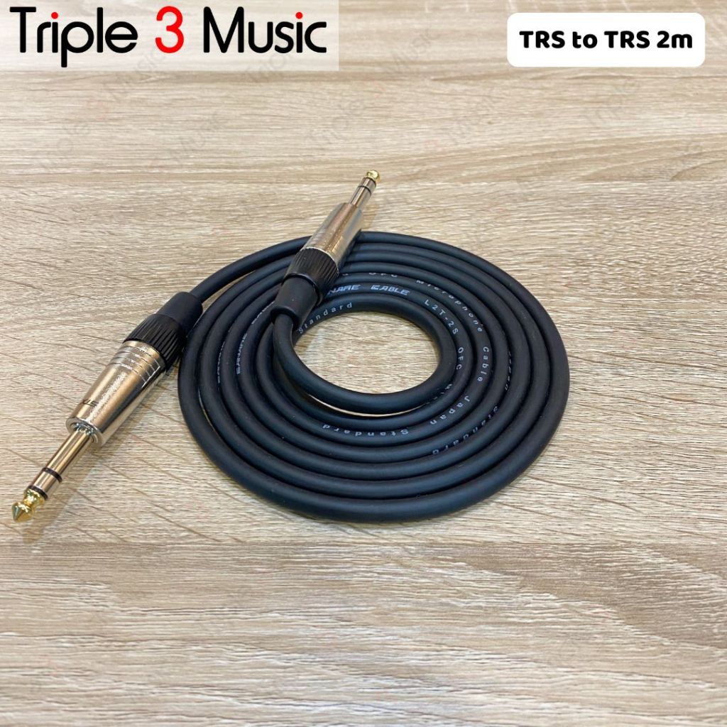 Kabel OFC TRS 6.5 mm To TRS 6.5mm 2m 5m Akai