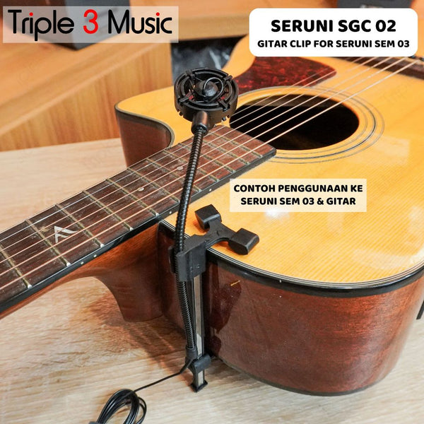 Seruni SGC 02 Microphone Clip Gitar untuk Seruni SEM-03