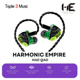 Tangzu Harmonic Empire Xiao Qiao / XiaoQiao Rock Green Edition Dynamic Driver In Ear Monitor Earphone - 3.5mm
