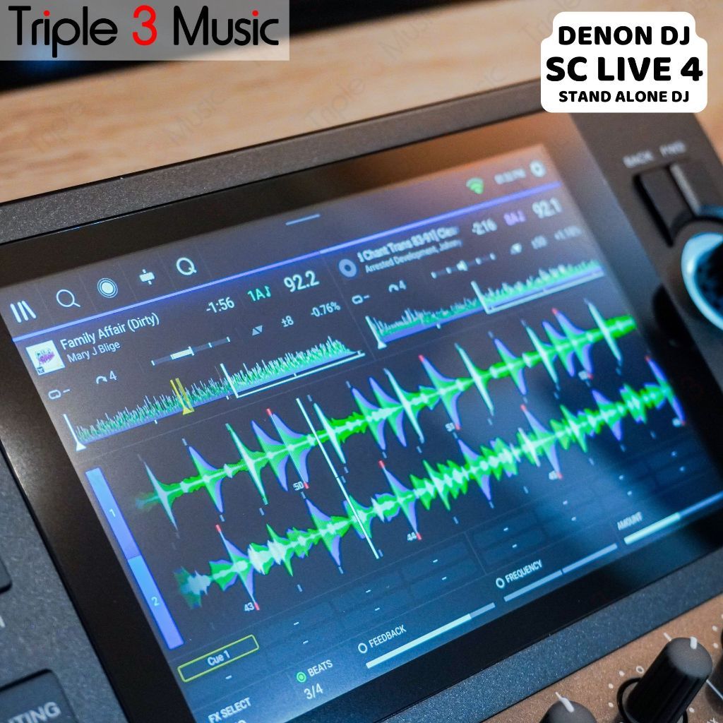 Denon DJ SC Live 4 | Alat DJ Standalone Flashdisk USB Serato Rekordbox mixer controller Dj