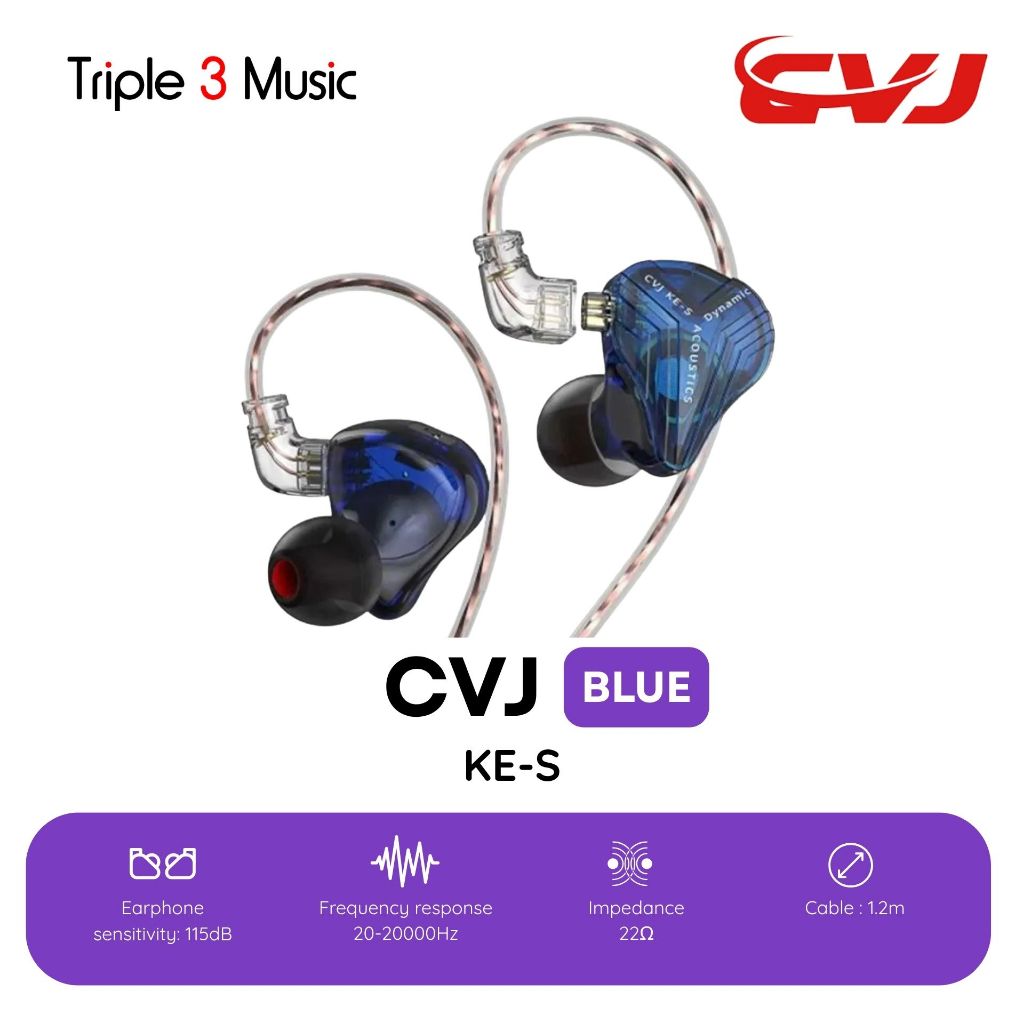 CVJ KE-S Magnetic Dynamic Driver In Ear Monitor