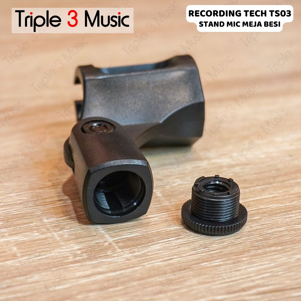 RECORDING TECH TS03 STAND MIC MEJA Podcast podium premium bahan besi
