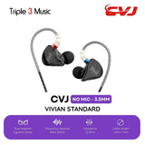 CVJ Vivian IEM 10mm Dynamic Driver In Ear Monitor Earphone With Detachable Jack Audio