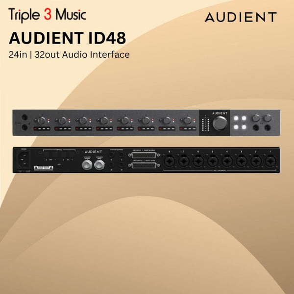 Audient iD48 USB-C Audio Interface Soundcard Recording