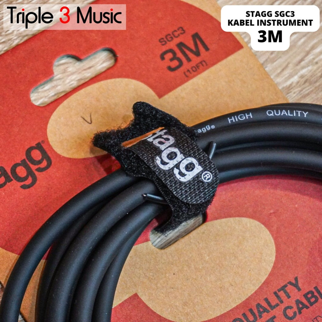 Kabel Gitar Stagg Cable SGC3, 3M /10Ft Instr Cable
