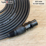 Kabel mic microphone XLR male to XLR fe 5m OFC JAPAN STANDARD