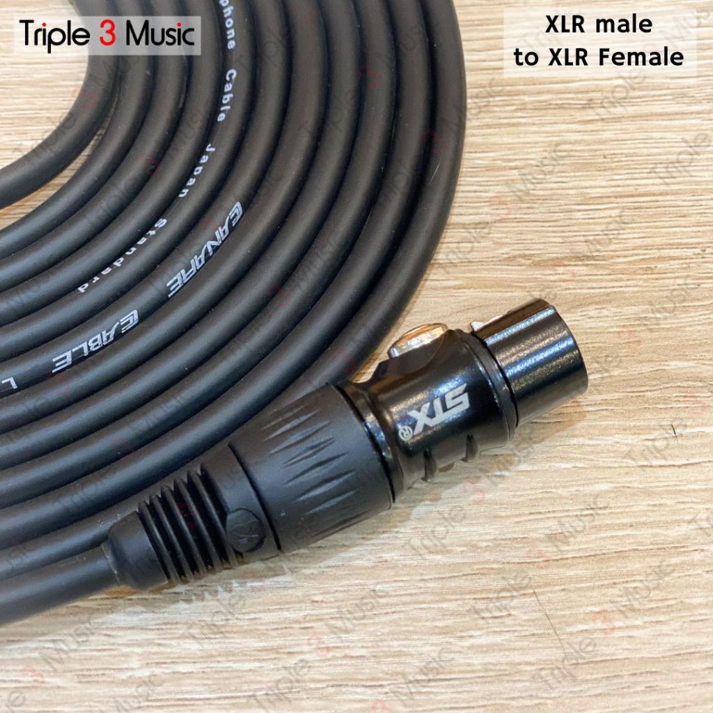Kabel mic microphone XLR male to XLR fe 5m OFC JAPAN STANDARD