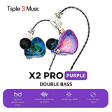 IEM X2PRO X2 PRO Double Bass In Ear Monitor IEM Panggung