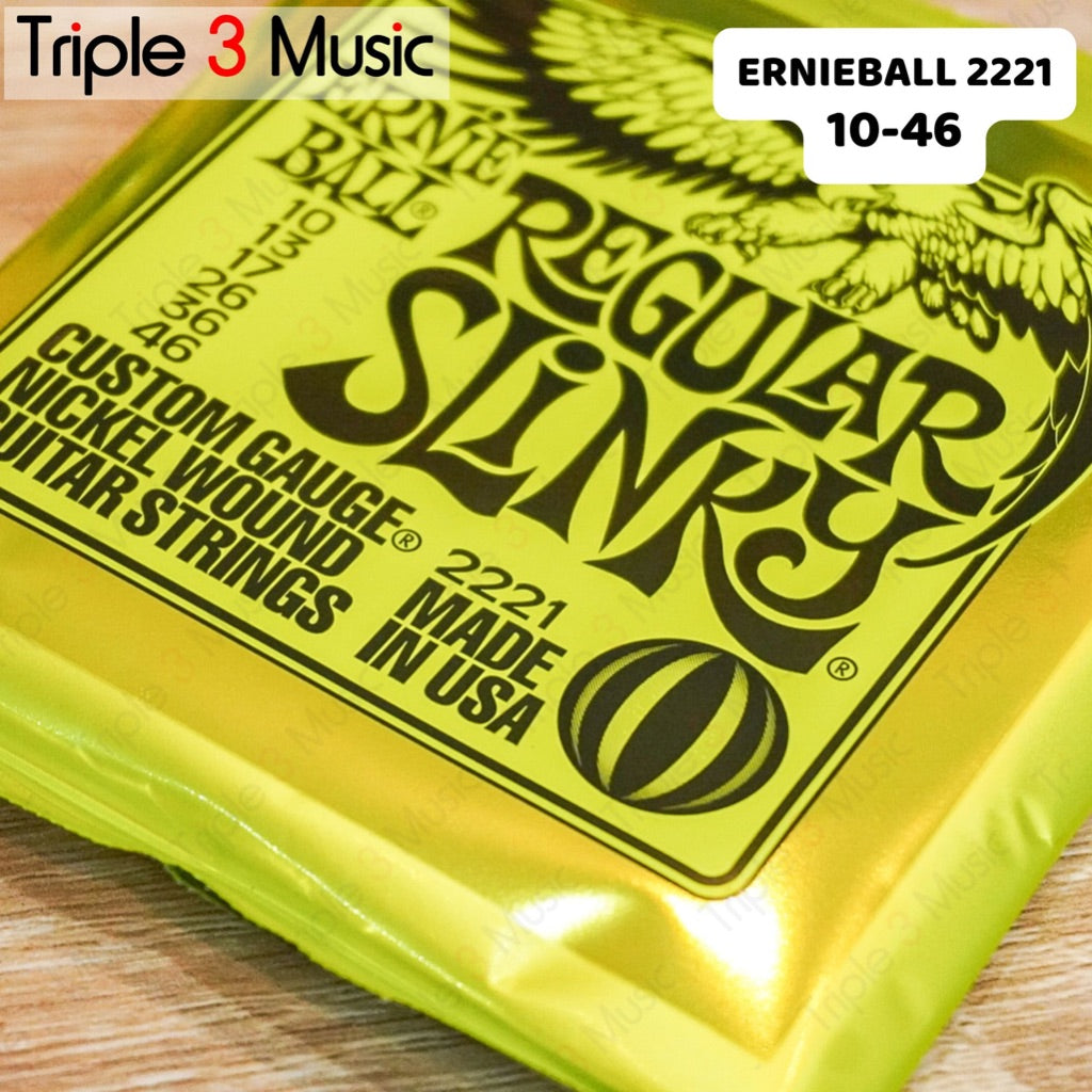 Ernieball Ernie ball 2221 ORIGINAL RESMI 10-46 Senar gitar