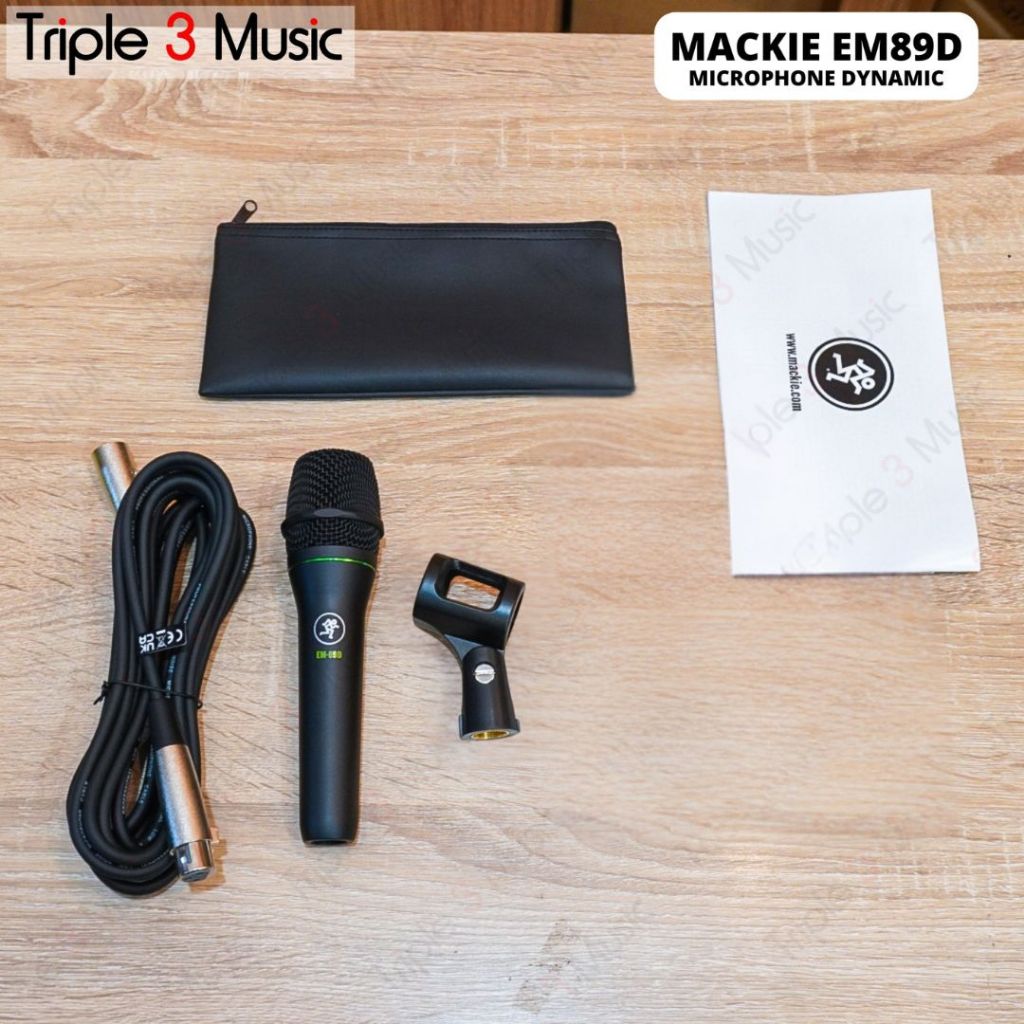 Mackie EM89D EM-89D EM 89D Microphone MIC Dynamic XlR