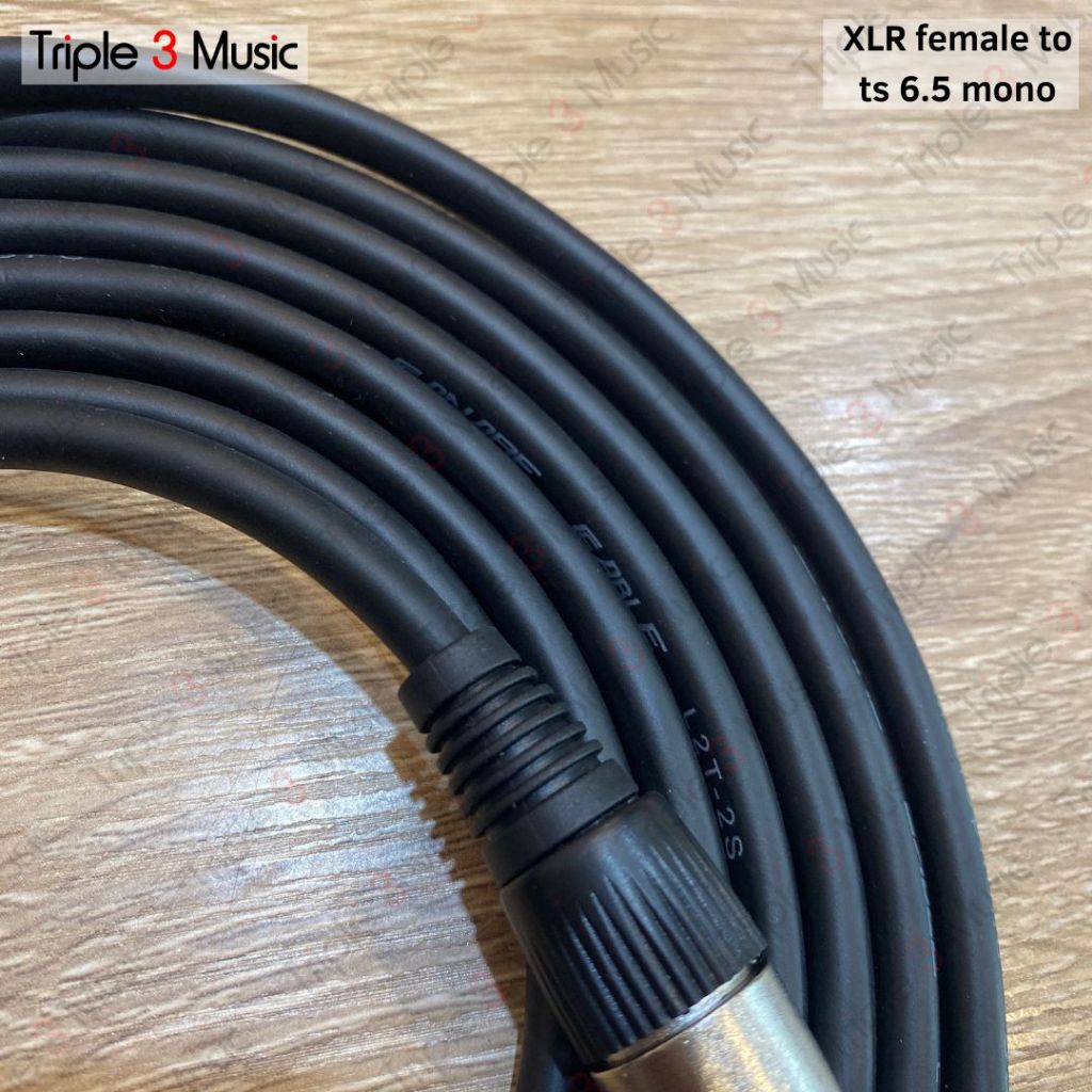 Kabel XLR  Female to Jack TS 6.5 akai OFC JAPAN STANDARD kabel mic dynamic