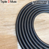 Kabel OFC XLR Male To Akai TS Mono kabel soundcard ke speaker