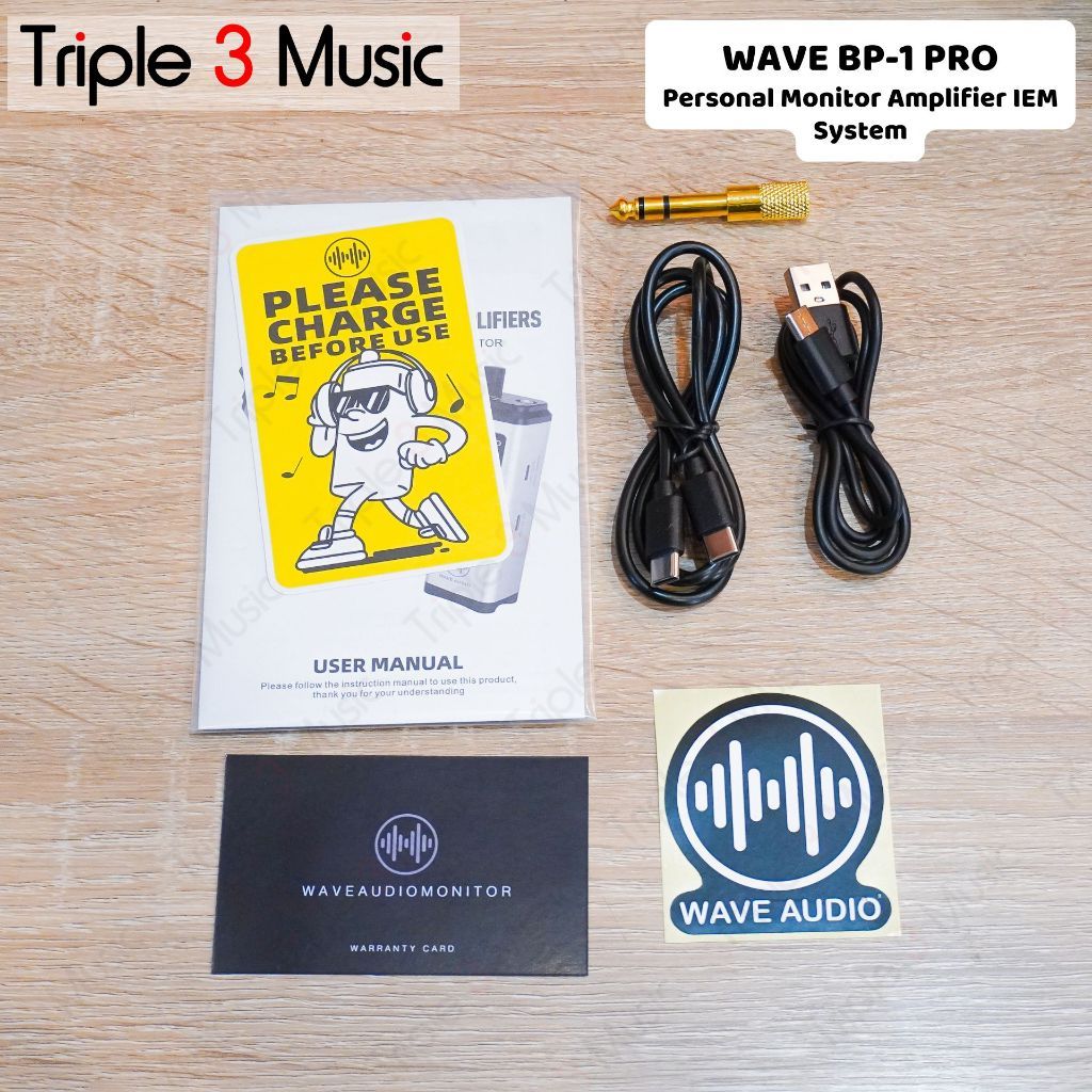 Wave BP-1 BP1 Pro Personal Monitor Amplifier In Ear Monitor System