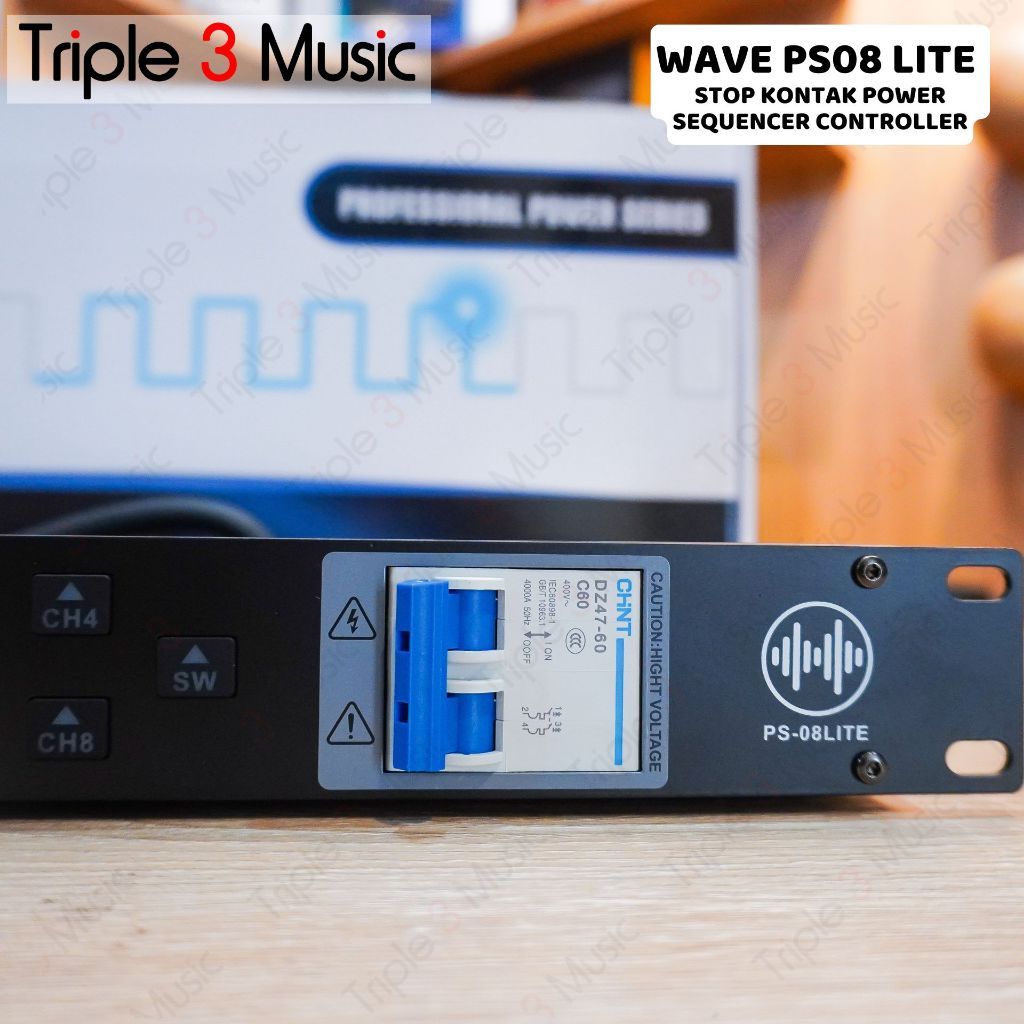 WAVE AUDIO WAVE PS-08 PS08 LITE STOP KONTAK POWER SEQUENCER CONTROLLER