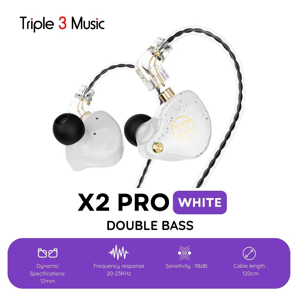 IEM X2PRO X2 PRO Double Bass In Ear Monitor IEM Panggung