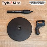 RECORDING TECH TS03 STAND MIC MEJA Podcast podium premium bahan besi