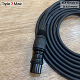 Kabel XLR  Female to Jack TS 6.5 akai OFC JAPAN STANDARD kabel mic dynamic