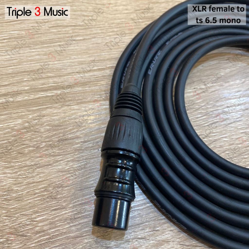 Kabel XLR  Female to Jack TS 6.5 akai OFC JAPAN STANDARD kabel mic dynamic