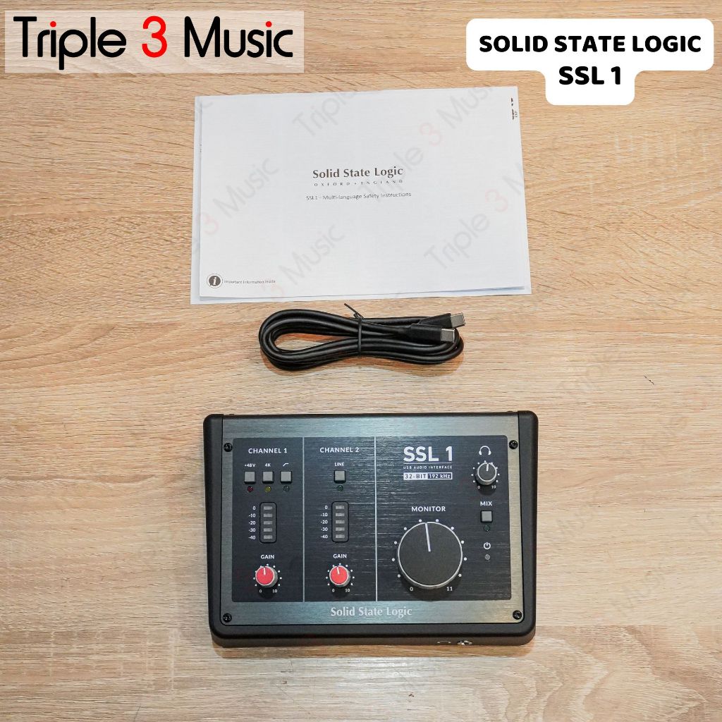 Solid State Logic SSL 1 SSL1 USB C Soundcard audio interface