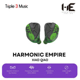 Tangzu Harmonic Empire Xiao Qiao / XiaoQiao Rock Green Edition Dynamic Driver In Ear Monitor Earphone - 3.5mm