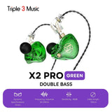 IEM X2PRO X2 PRO Double Bass In Ear Monitor IEM Panggung