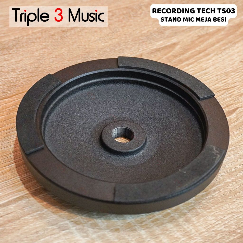 RECORDING TECH TS03 STAND MIC MEJA Podcast podium premium bahan besi
