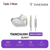 Tanchjim Bunny DMT4 Ultra Dynamic Driver Earphone In Ear Monitor With Microphone
