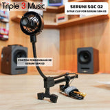 Seruni SEM 03 bundle Gitar clamp SGC 02 mic condenser gitar