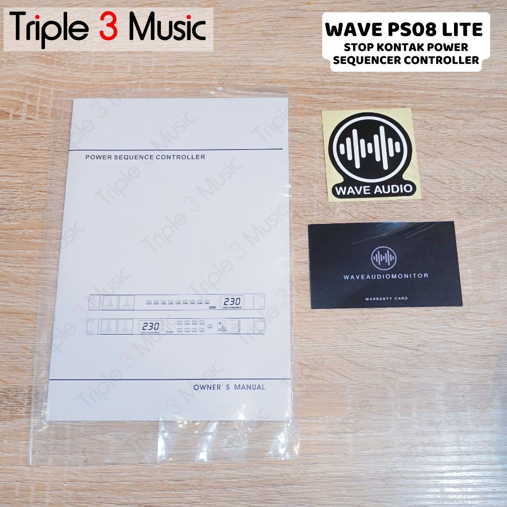 WAVE AUDIO WAVE PS-08 PS08 LITE STOP KONTAK POWER SEQUENCER CONTROLLER