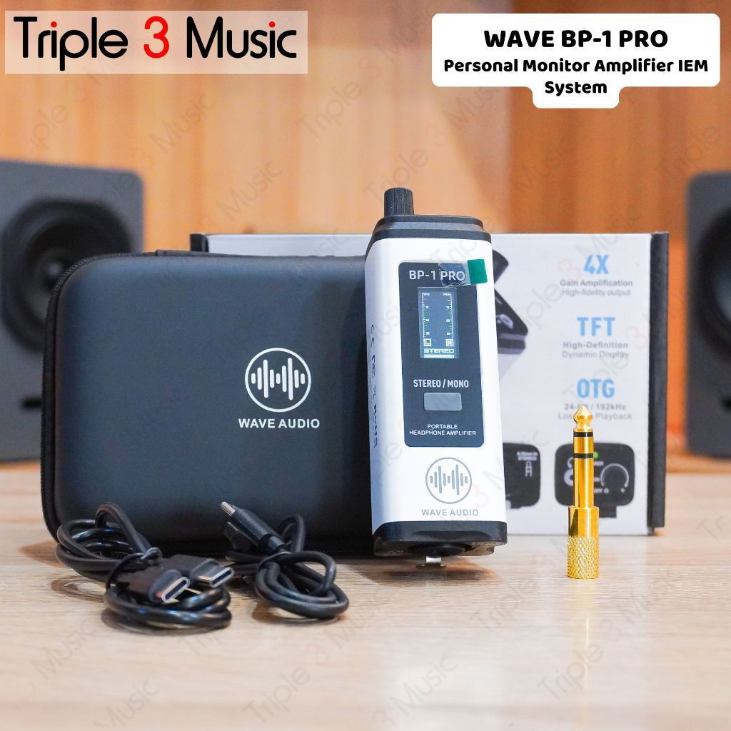 Wave BP-1 BP1 Pro Personal Monitor Amplifier In Ear Monitor System