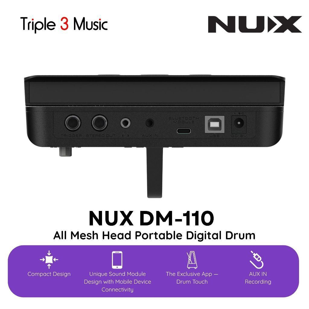 NUX  DM110 Drum elektrik full mesh
