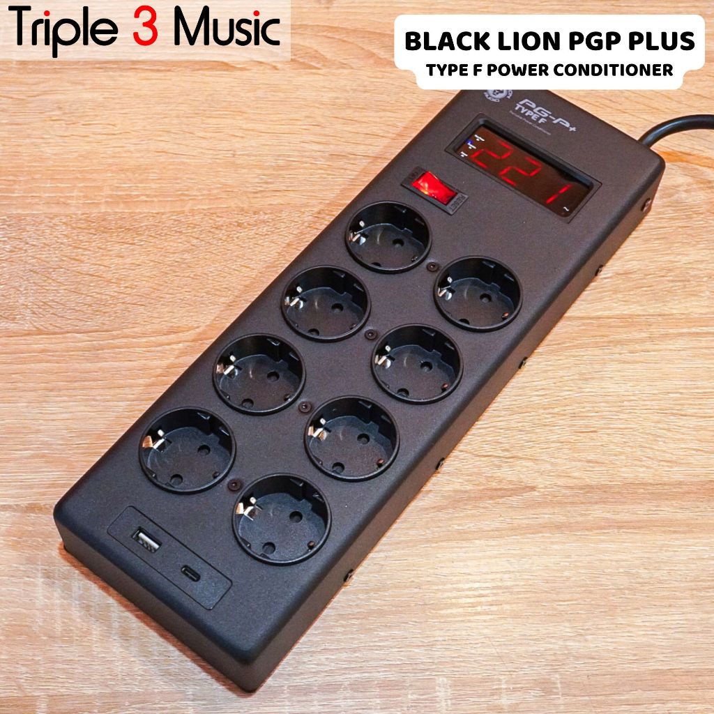 Black Lion Audio PGP + Plus Portable Power Conditioner and Surge Protector STOP KONTAK ARUS BERSIH