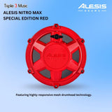 Alesis Nitro Max Kit Special Edition RED Electric Drum Set | Drum Elektrik