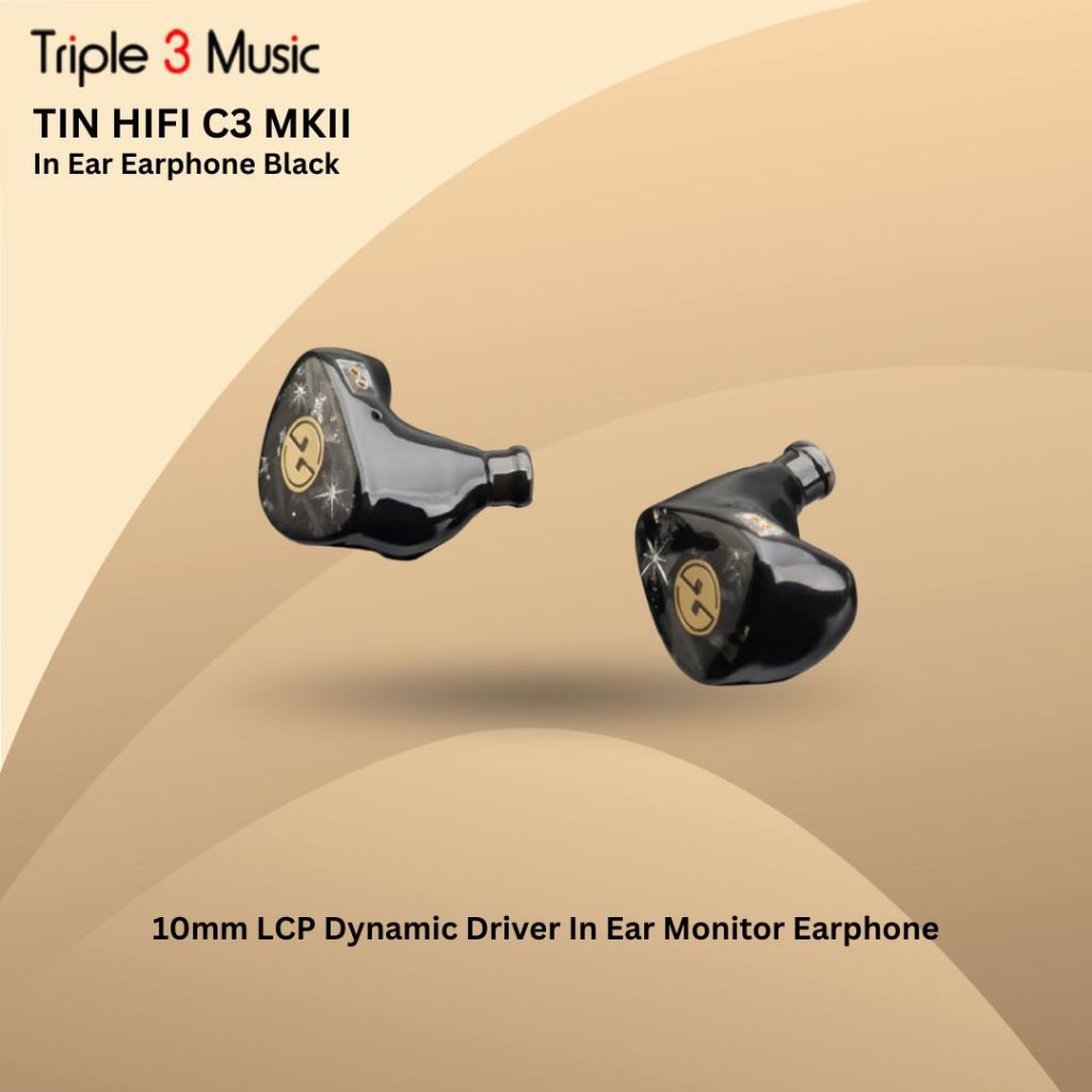 Tin HIFI C3 MKII 10mm LCP Dynamic Driver In Ear Monitor Earphone