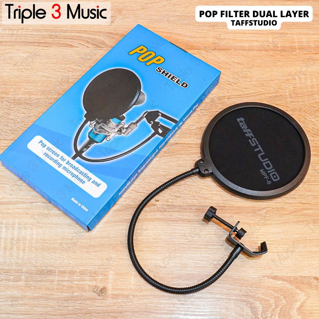 Pop Filter Layer Ganda Berkualitas