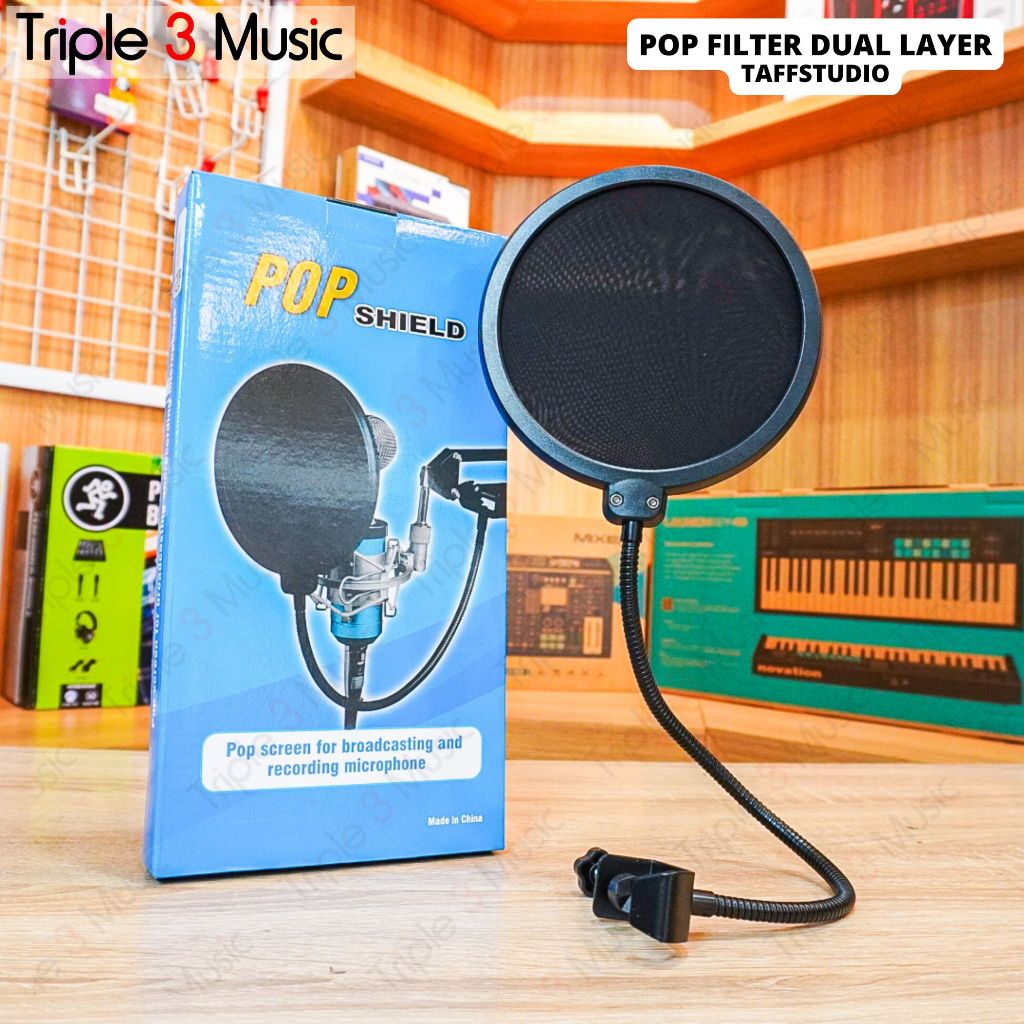 Pop Filter Layer Ganda Berkualitas