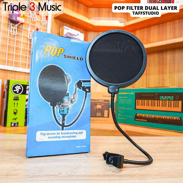 Pop Filter Layer Ganda Berkualitas