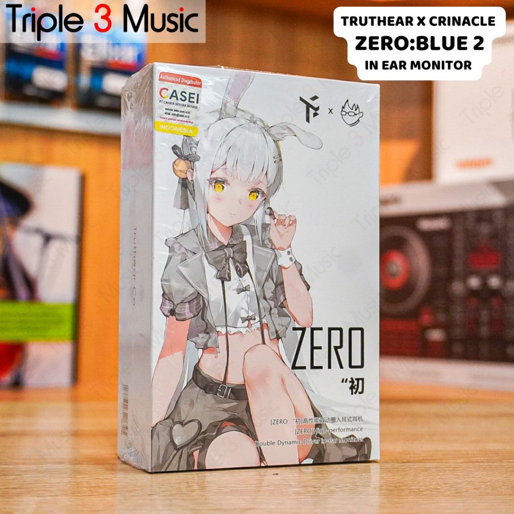 TruthEar zero blue x Crinacle Zero Dual Dynamic Driver In Ear Monitor Earphone