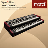 Nord Organ 3 Dual Combo 2x61 key Combo Organ Keyboard